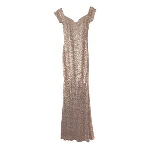 Badgley Mischka Rose Gold Sequin Dress for Sale up to 90% Off: Poshmark